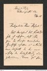 Nachlass Franz Steindachner, Brief von Castell an Franz Steindachner (02.10.1908), Inv.Nr. 79.01, Seite 1